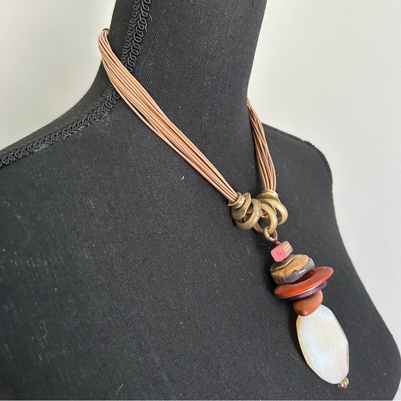 Chico’s Multicolor Pendant Necklace - Picture 4 of 4